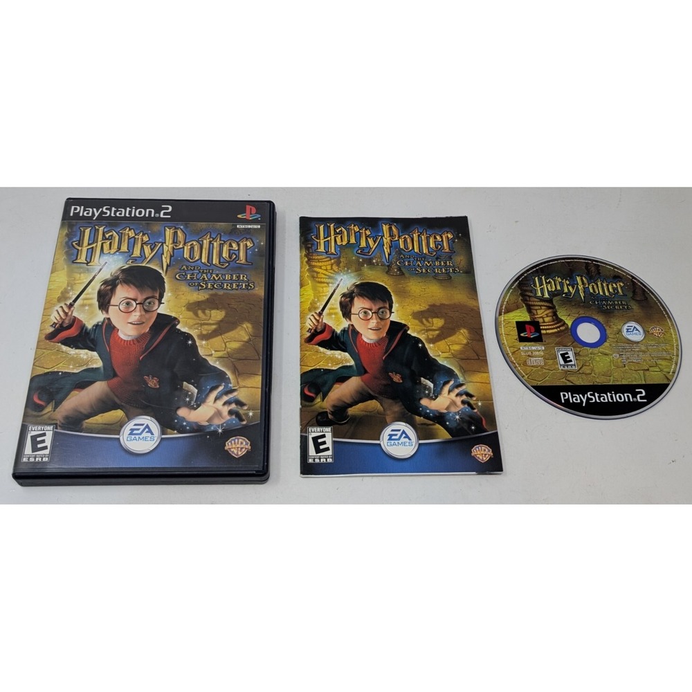 Harry Potter and the Chamber of Secrets (PS2, 2002) CIB w/ Manual –‎ Tested